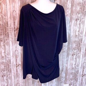 Lane Bryant Navy Short Sleeve Top size 22/24